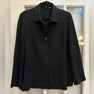Vintage Country Road Black Lightweight Blazer Jacket Career Women’s Size 10